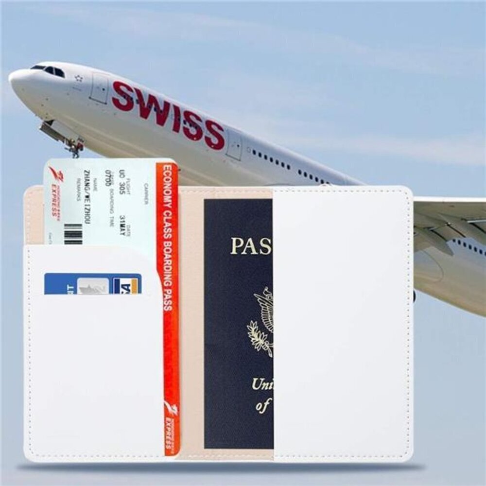Luggage Tags & Passport Covers Set Bride Groom Couple - Picture 5 of 5